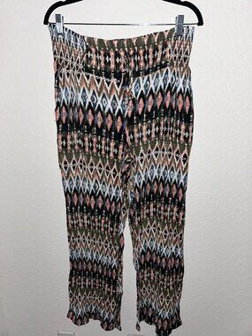 Multi-Colored Flowy-Pants